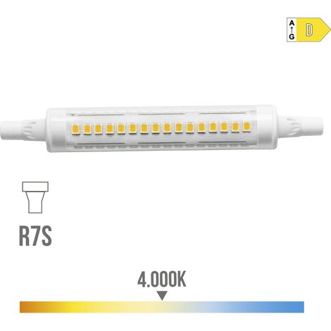 Ampoule LED EDM Linéaire 118mm R7S 9W 1250lm 4000K Lumière du Jour Ø1,6x11,8cm (1/2)