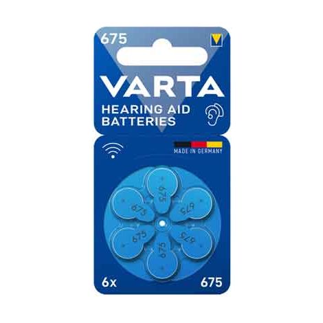 PILA PER ACUSTICA 'RAYOVAC 675' Blister 6 Pezzi - 10 confezioni