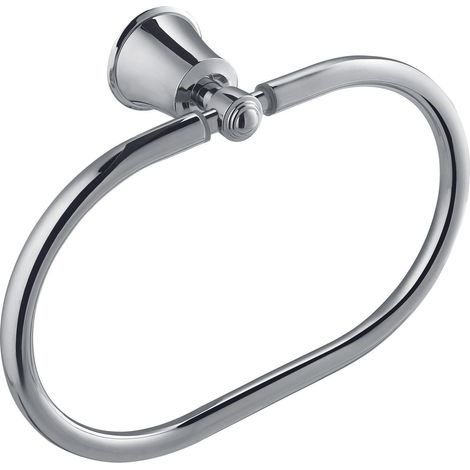 Características técnicas Accesorio de baño de pared Color y acabado: cromo Dimensiones del aro: 245 x 156 mmSaliente de la pared al eje del aro: 62 mmGarantía de 5 años < li>Referencia: FHCR8985 (1/2)