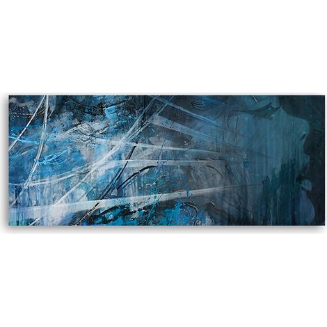 Tableau sur toile Visage de femme abstrait 90x30 (1/5)