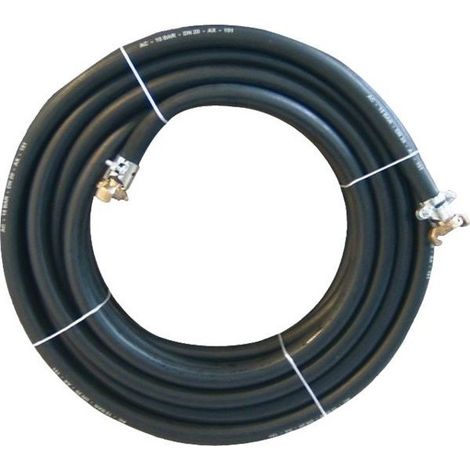 Manguera de extensión de aire comprimido 15 bar diámetro 20 x 29 mm equipada - rollo de 20 m