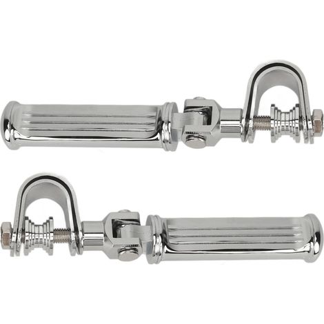 Motorrad-Fußrasten für den Highway, 25 mm bis 32 mm, Aluminiumlegierung, universell, für Motorschutzbügel, galvanisiert (1/5)