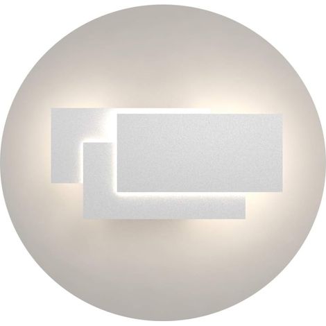 Appliques Murales Interieur LED Lampe 12W 1920LM Moderne Applique Murale pour Chambre Maison Couloir Salon Blanc naturel 4000K-4500K [Classe énergétique F]
