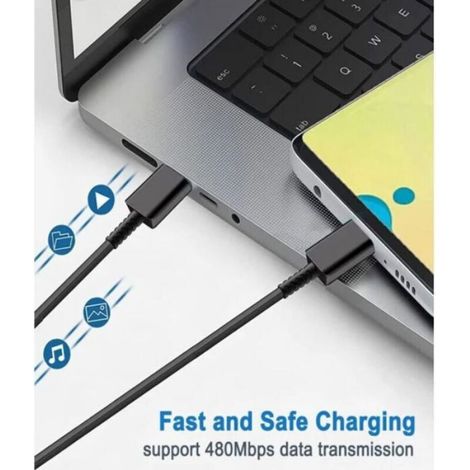 Chargeur rapide Samsung 25 W, port USB Type-C Câble de chargeur ultra rapide Samsung compatible avec Samsung Galaxy S22 Plus/S22 UL (1/3)
