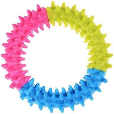 Jouet dentaire en forme de chien pour chiot, idéal pour la poussée des dents, l'éducation et le nettoyage des dents. (1/5)