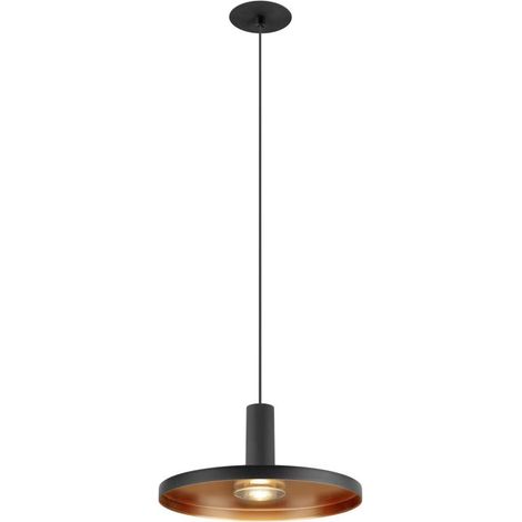 Suspension LALU® SET base LED PLATE 22 PHASE encastré 2700/3000 K noir - SLV - 1010796 (1/2)
