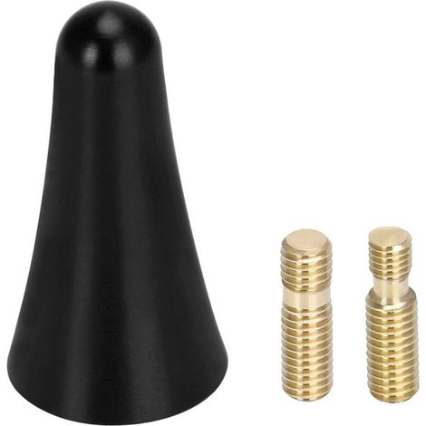 Kurze Autoantenne mit Verstärker, Aluminium-Dachantenne, verbesserter Empfang, Antennenstab, FM/DAB-Dachantenne, universelle Fahrzeugantenne, 4-Zoll-Mini-Kurzstabantenne (1/4)