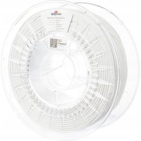 Spectrum Filament PET-G/PTFE Weiß 1,75 mm für 3D-Druck