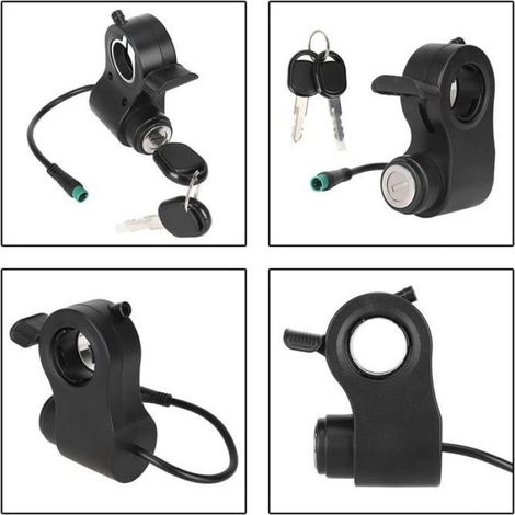 Serrure de porte électrique pour scooter 5 broches, accessoire de démarrage par clé compatible avec Kukirin G2 Pro Max (1/5)