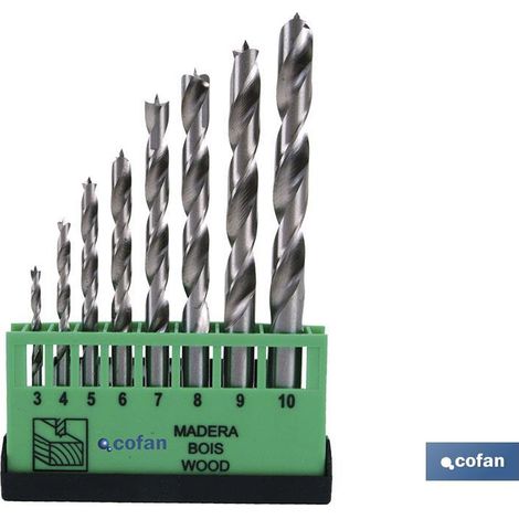 Set di punte cofan drill bit set carburo di tungsteno 8 pezzi