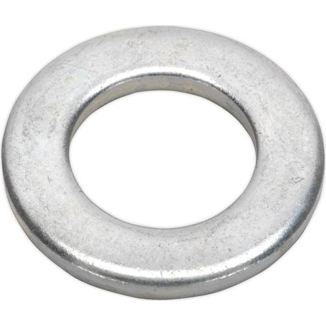 Sealey Flat Washer DIN 125 M16 x 30mm Form A Zinc Pack of 50 FWA1630