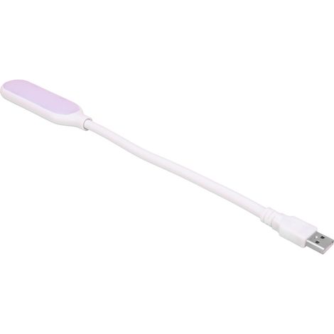 Lampe de chevet LED 3 couleurs température gradation sans palier USB lampe bureau anti-bleu protection yeux chambre étudiante 5V 5W tuyau 18cm 32.5cm ABS silicone 67g (1/5)