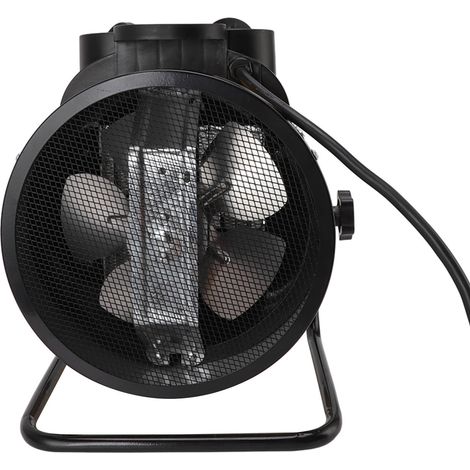 Chauffage d'appoint électrique portable 3000 W, ventilateur chauffant pour serre ou cour, prise UE 220 V, jaune (1/5)