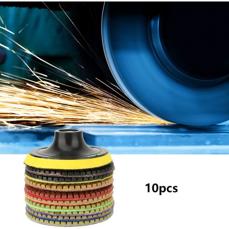 10-teiliger Satz runder Diamantschleifscheiben (Topfschleifscheiben), Durchmesser 100 mm (1/5)