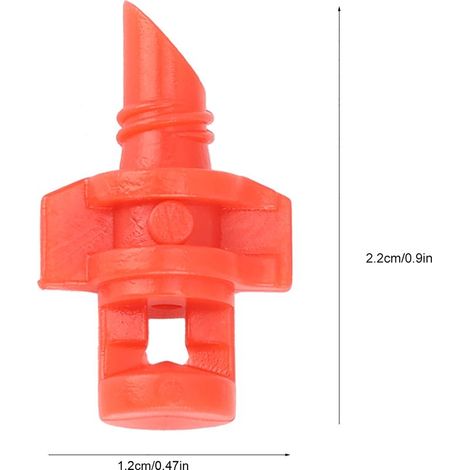 100 Pcs Arroseur Micro Jardin 360° Atomisation Irrigation Économique Anti-Dégât Plante Polyvalente PVC/PPR/PE Spray Nozzle (1/5)