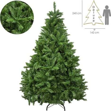 ALBERO di Natale Super Folto Colore VERDE 240 cm MAURER 2136 Rami (1/5)