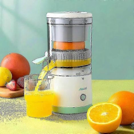Tragbarer, 45 W starker, per USB aufladbarer elektrischer Zitrusentsafter für Orangen und Zitronen, XH-Schneckenentsafter, kompakt und effizient. (1/5)