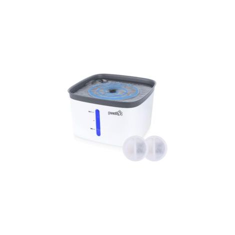 Fontaine à eau pour chat et chien silencieuse avec veilleuse LED-Crezuo