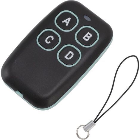433MHZ DC12V Télécommande Copie Commutateur Sans Fil 4 Bouton Porte De Garage Copie Commutateur À Distance (1/5)