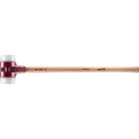 Vorschlaghammer SIMPLEX Kopf-D.80mm L.800mm mittelh.Superplastik weiß (1/5)