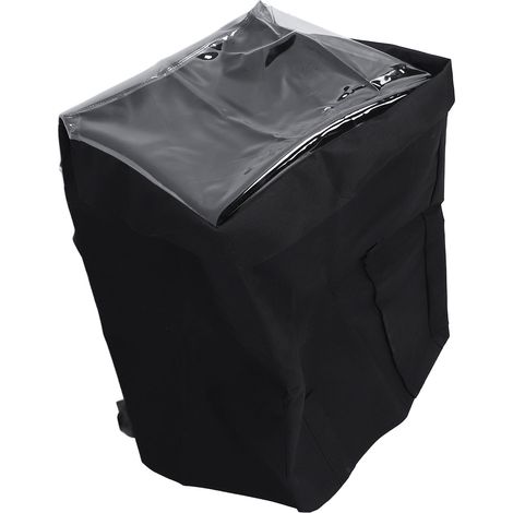 Housse pompe chauffante spa en toile polyester imperméable avec fermeture éclair et fenêtre supérieure PVC transparente pour spa gonflable (1/5)