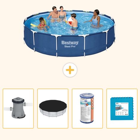 Bestway Bestway Steel Pro Ronde - 396x84 cm - 5-pièces S254 (1/5)