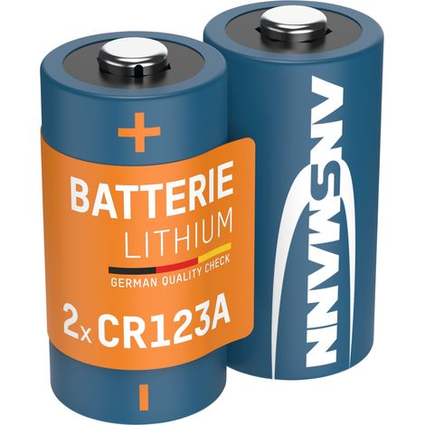 Ansmann CR17335 Fotobatterie CR123A Lithium 1375 mAh 3 V 2 St. (1/5)