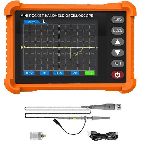 Oscilloscope numérique portable, fréquence d'échantillonnage en temps réel de 2,5 MS/s (1/5)