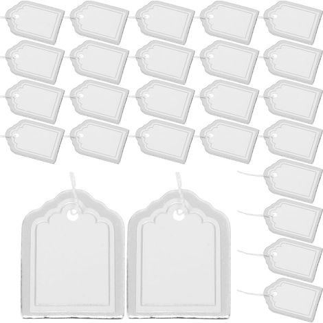Weiße Fächerförmige Preisschilder aus Papier Beschreibbar