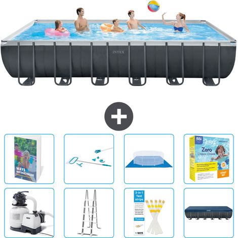 Ultra XTR Pool Rechteckig - 732x366x132 cm - 9-teilig S550