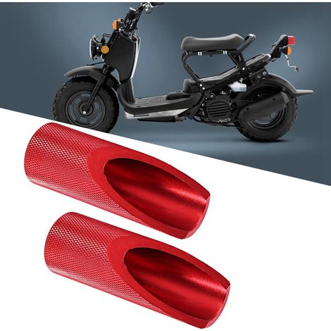 Motorrad-Fußrasten aus Aluminiumlegierung, 2 Stück, kompatibel mit Honda-Fußrastenzubehör, rot. (1/5)