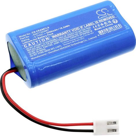 Batteria per luci di emergenza CEAG 151276 3.7 V 5200 mAh