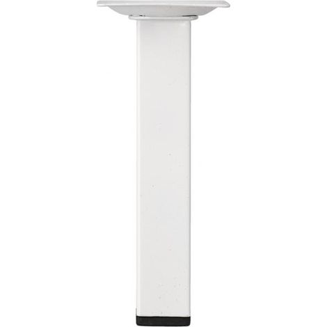 Pied de meuble carré blanc 150 mm - Par Pièce