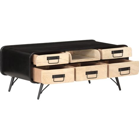Maison Exclusive - Couchtisch 100×50×40 cm Mango Massivholz