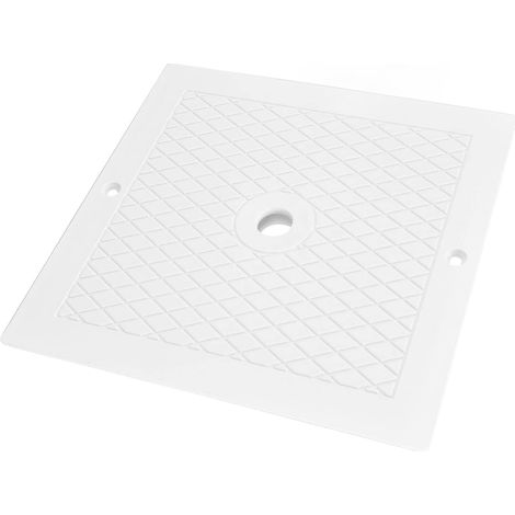 Couvercle D'écumeur carré de 25,5 Cm, Couverture D'écumeur carré de Filtration Efficace et Facile à Installer pour la Piscine Spa Couvercle D'écumeur de Piscine, Haute fiabilité (1/5)