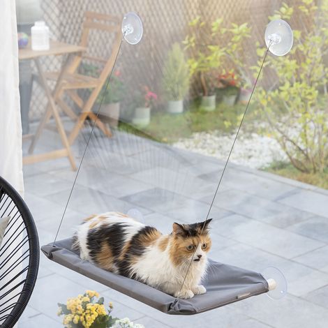 Hamaca Suspendida - INNOVAGOODS - Catlax - Gris - 56x38x2,5 cm - 30 kg máx. (1/5)