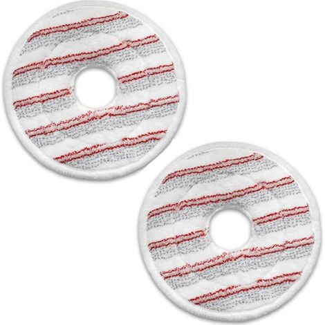2 Pcs Microfibre Mop Refill for Vileda Spin and Clean Mop, Replacement Mop Head Compatible with Vileda Spin Mop and Bucket Set (Red) (1/5)