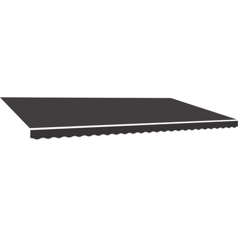 Maison Exclusive - Ersatzstoff für Markise Grau 600x300 cm Polyes (1/5)