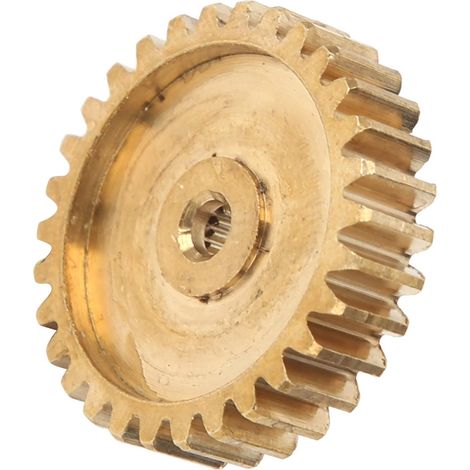 Engrenage droit cannelé 30 dents pour servomoteur 25 dents en laiton 0,8 Mod pièce de robot industriel 4305-0025-0030 (1/5)