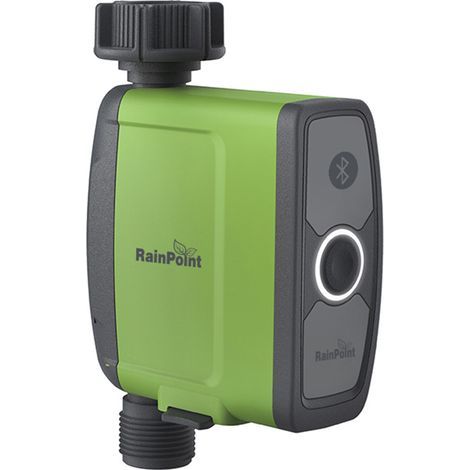 RAINPOINT – Vanne d'irrigation intelligente – Contrôlée par application via Bluetooth – Compatible avec un tuyau d'arrosage de 19 mm (3/4 pouce), sans hub (1/5)