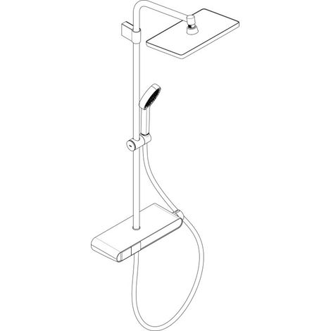 Hansgrohe 28649000 Showerpipe Activera Q 290/180 1jet