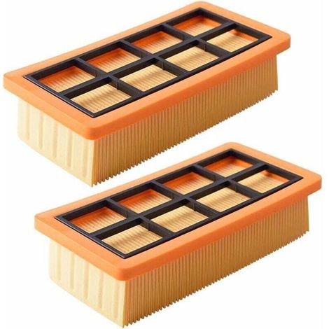 2 Filtre Remplacement pour Aspirateur Kärcher AD 3200, AD 3 Premium et AD 4 Premium