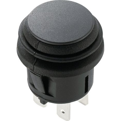 TRU COMPONENTS 1588074 TC-R13-527B2-02 Druckschalter 250 V/AC 6 A 2 x Aus/Ein rastend (Ø x H) 23 mm