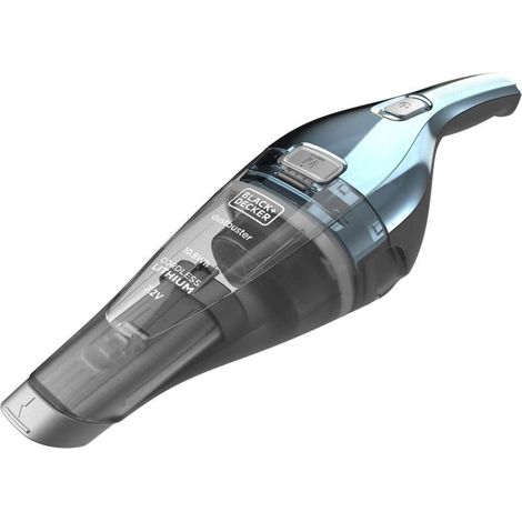 [PRODUIT D'OCCASION] Black+DeckerAspirateur à main de 7.2V, Batterie de Lithium 1.5Ah, Action cyclonique, 8 min d'autonomie, Capacité 385 ml, Comprend : Base de Chargement, Suceur étroit et Brosse, NV