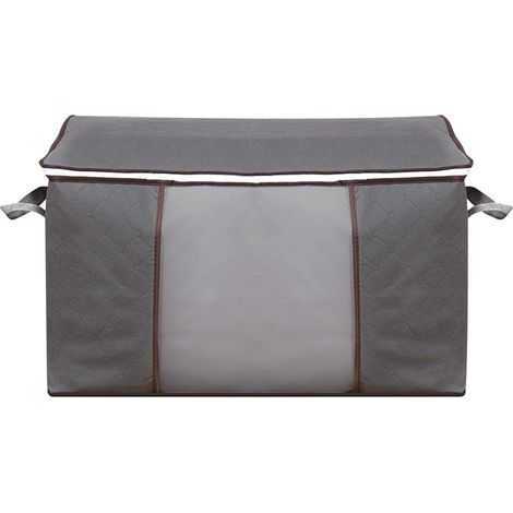 70×50×30cm Large Storage Bags for Clothes Foldable Storage Bins Closet Organizer with Double Zippers, Handles, Blanket Comforter Storages Bag Under Be (1/5)