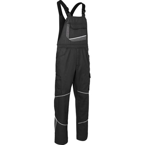 Kübler Latzhose ICONIQ 3140 schwarz/anthrazit Gr. 29
