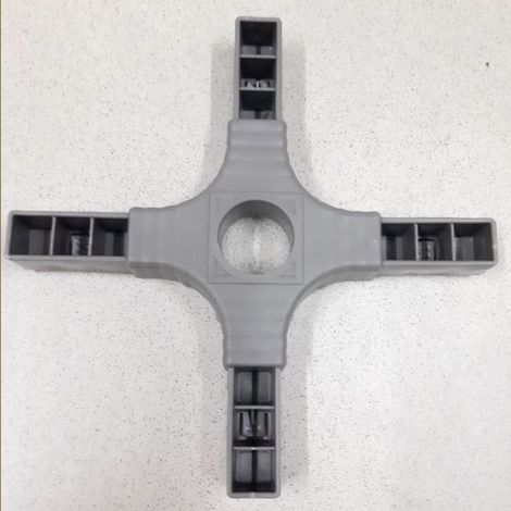 1PZ CROCE X PIEDI SET DUETTO RESINA TAVOLO