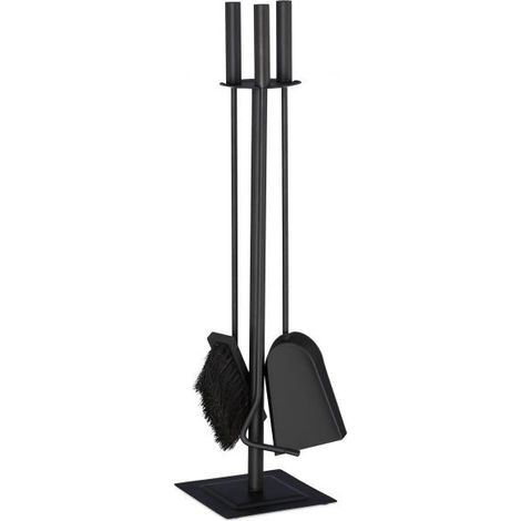 Supporto per fuoco 4 parti nero 883077 (1/5)