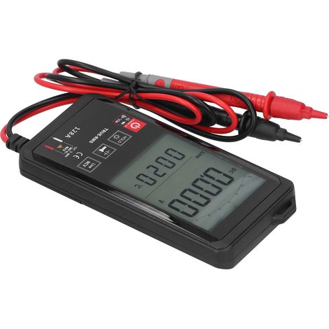 HY128A Intelligentes digitales LCD-Multimeter mit Touchscreen, NVC-Tester, Frequenzmessung, AC/DC-Spannungsmessung, mehreren Anzeigen, Grau (1/5)