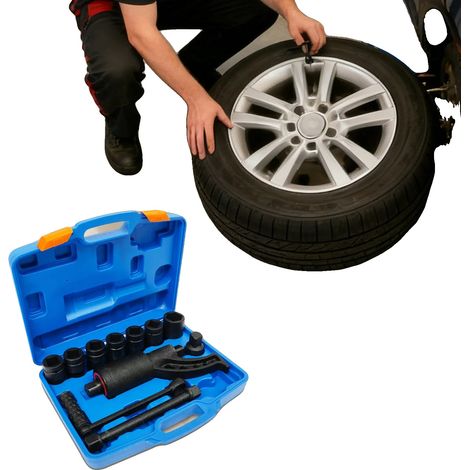 Clé dynamométrique, Couple maximal 5500 N.m, Compatibilité des douilles 21mm-38mm, Taille de l'adaptateur 25.4mm, Taille de la boîte de transport 38x10x33cm, Poids net 11kg (1/5)